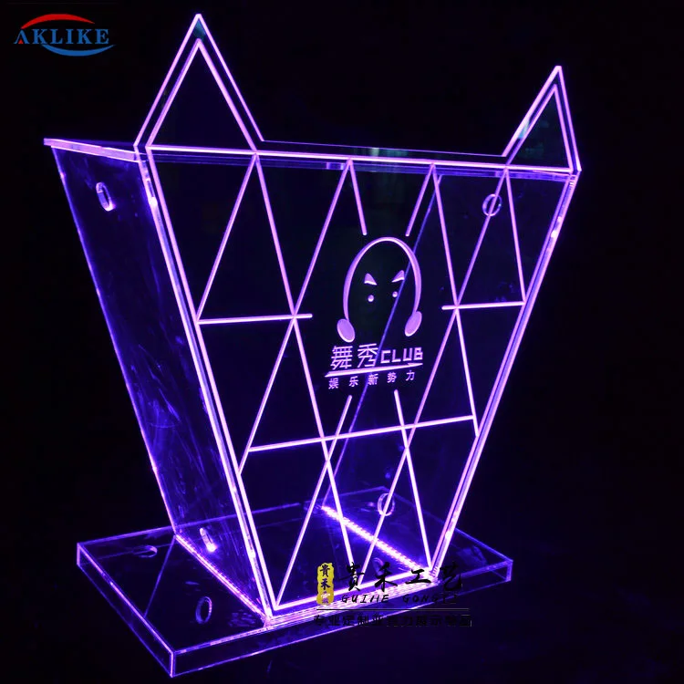 

Лидер продаж 2022, акриловый стол для диджея, барная стойка, мебель для ночного клуба, светодиодный светильник, индивидуальный красочный счет...