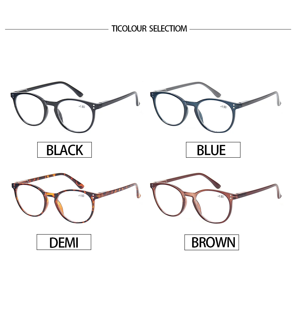 Очки для чтения 4 пары с пружинными шарнирами|Женские очки чтения| |