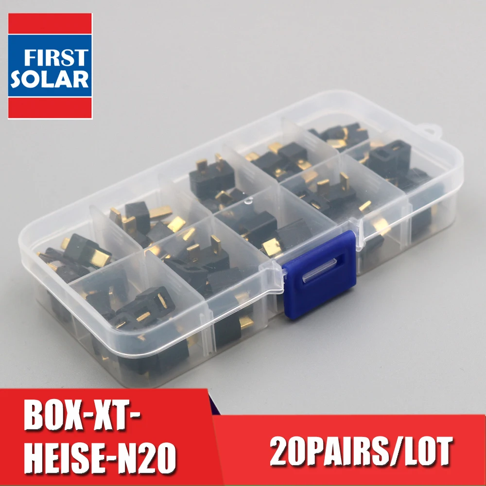 20 парт/кор. T образный разъем красного и черного цвета для аккумулятора Lipo RC