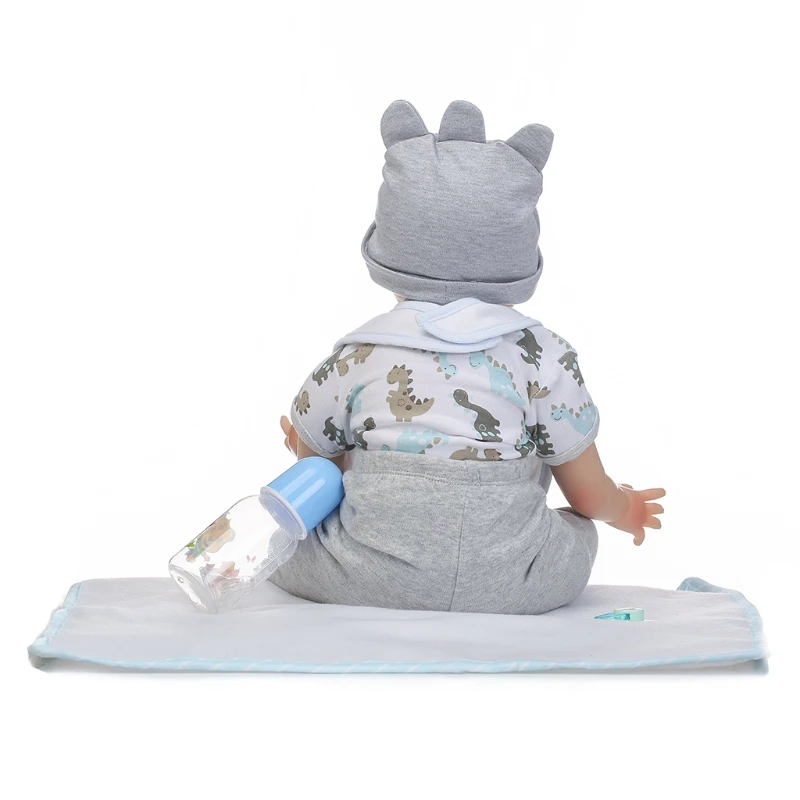 

Soft Silicon Simulation Dolls Newborn Lifelike Smiling Baby Toys Early Childhood