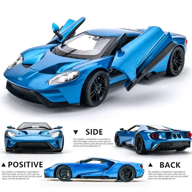 Welly 1:24 Ford GT автомобильный брелок для автомобильных ключей имитационная модель
