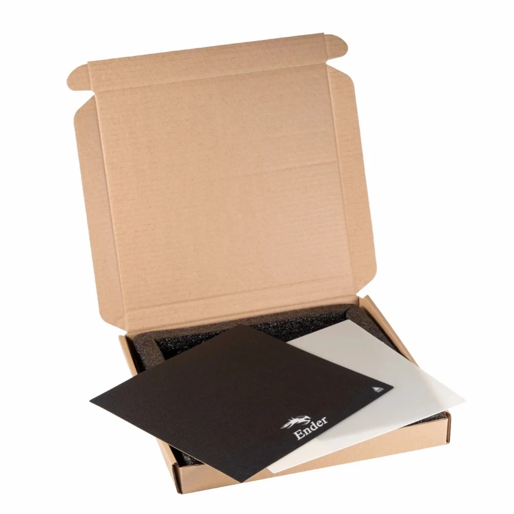 creality hotbed sticker 235x235mm build surface stickerfiber glass plate removable platform for ender 3cr 20 3d printer parts free global shipping