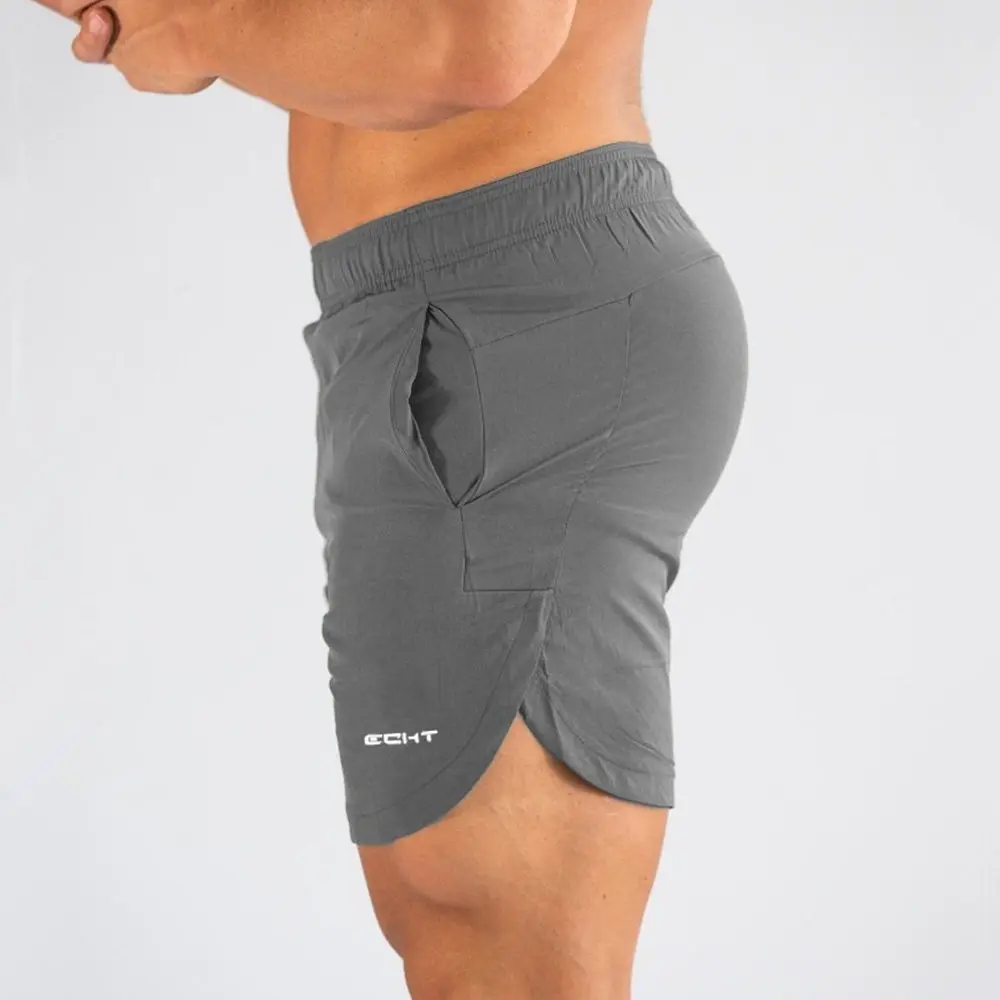 Шорты мужские тонкие для спортзала повседневные штаны фитнеса и бодибилдинга