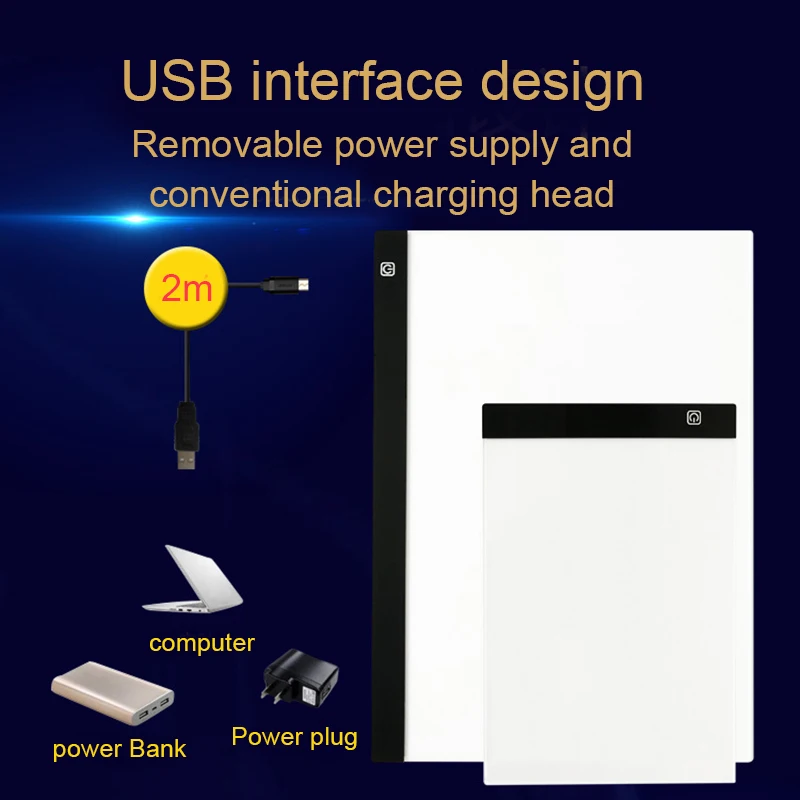LED Drawing Board Tracing Light Box Stencil Tattoo Copy Artist Craft Table VH99 |