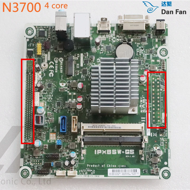 

Материнская плата для HP 251-210CN, IPXBSW-GS встроенный процессор N3700, 4 ядра, хорошее качество, полностью работает