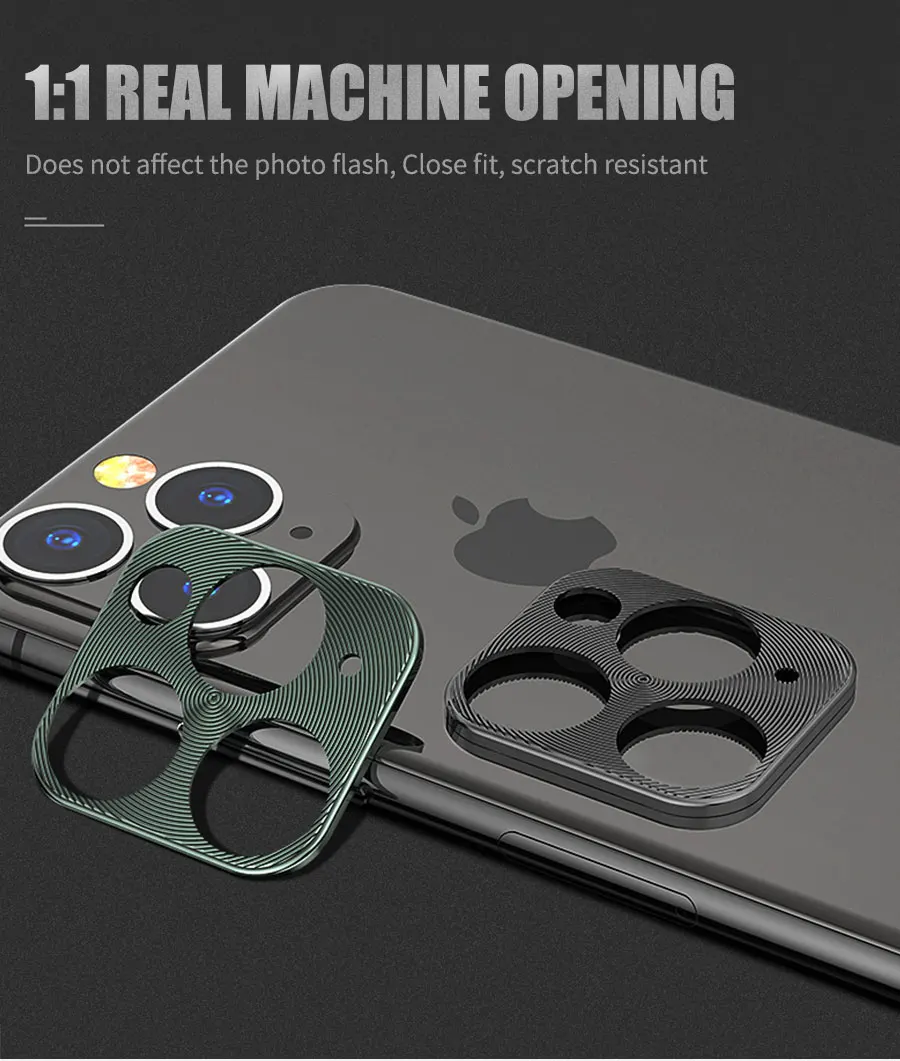 Iphone 11 Pro Max защитный чехол для экрана для iphone 11 Pro защита для камеры металлическое заднее кольцо для объектива для iphone 11 чехол для объектива камеры
