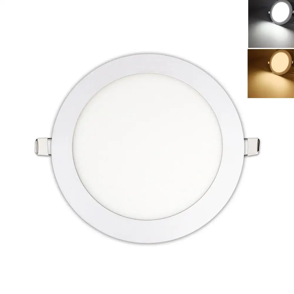 Светодиодный светильник 3 Вт 6 круглый встраиваемый 110V 220V светодиодный лампы