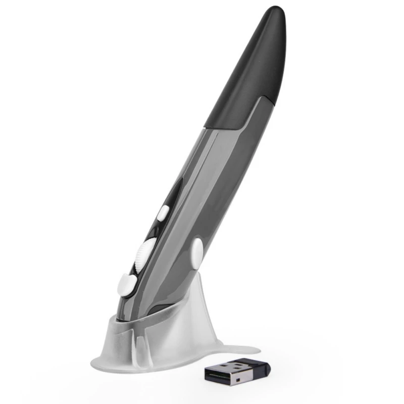 2 4 ГГц Беспроводная Ручка мышь стилус ПК/ТВ коробка Смарт USB мыши совместимы с Windows