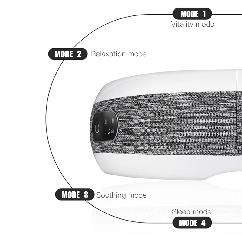 Перезаряжаемый Bluetooth-массажер для глаз Электрический надуватель против морщин