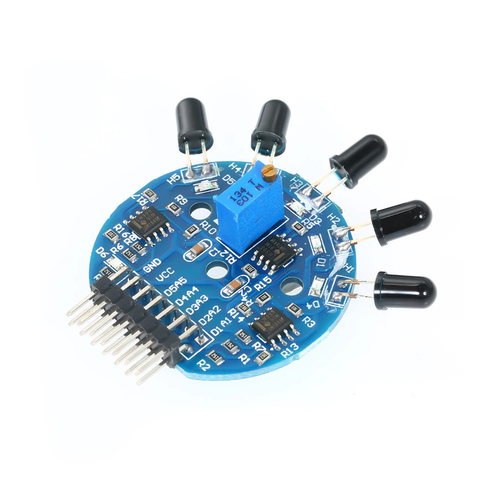 Модуль датчика пламени 5 канальный модуль 14 контактный для обнарусветильник