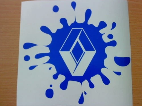 Виниловая наклейка на автомобильный капот для развлечения renault clio megane