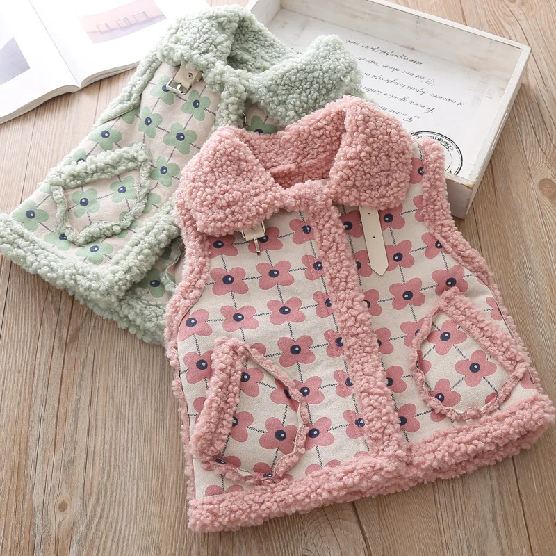 Детский жилет для мальчиков и девочек на осень зиму 2019 года теплый меховой пальто