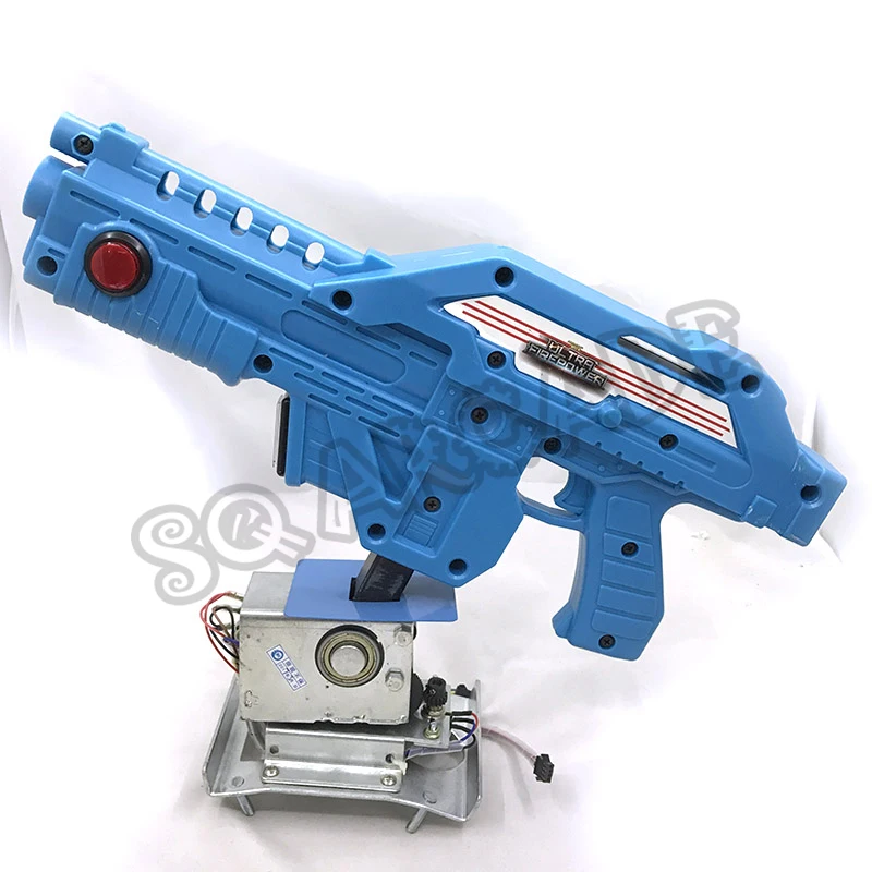 blue Пистолет для инопланетян истребление shottting машина стрельба игровой пистолет для ПК материнская плата преобразования инопланетян Видео игровой автомат - Цвет: blue