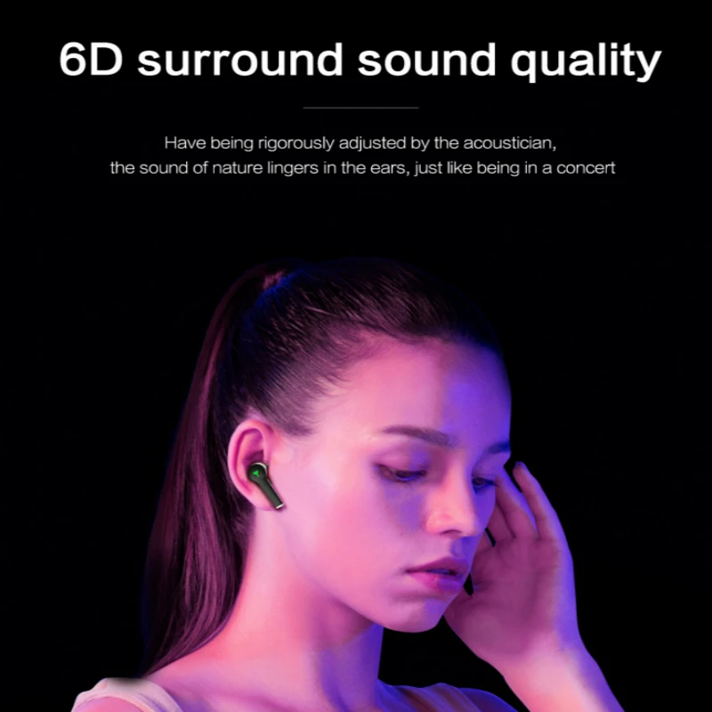 

2021 New Gaming Headset i38s noise Wireless Bluetooth 5.0 Low Latency 60ms Earphone For Touch Enabled For FPS Game PUBG CSgo