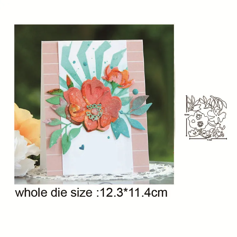 

Cutting dies Flower Leaves Metal Cutting Dies for DIY Scrapbooking Paper and Card Making Decorative Embossing Die Cut Craft dies