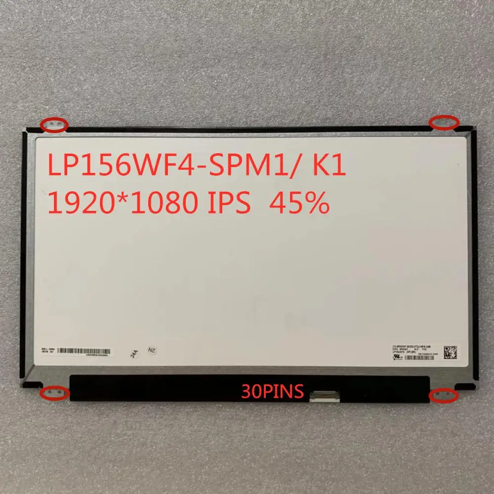 LP156WF6 SPL1  SPK1 SPM1 NV156FHM-N41 N42 LTN156HL01  B156HAN01.2 IPS 30PINS  1920X1080 LCD SCREEN