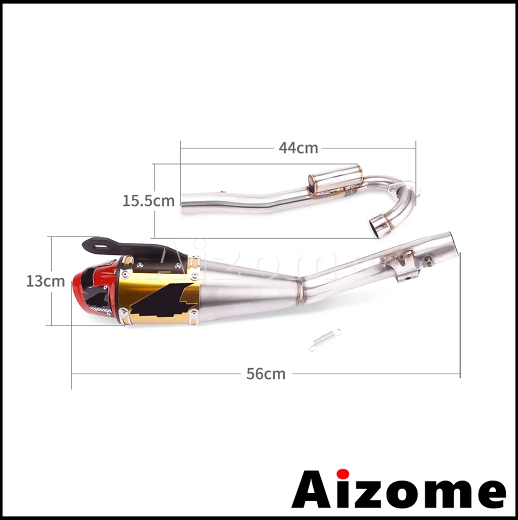 Комплект выхлопных газов для мотоцикла 1 комплект ДЛЯ CRF 230F 2008-2020 внедорожник