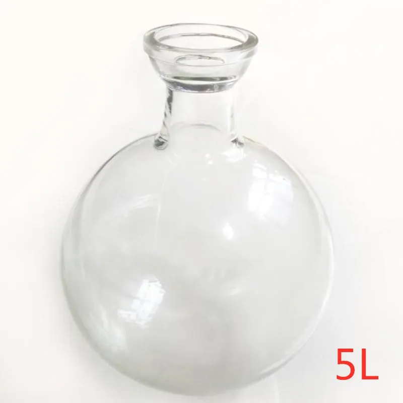 

Distillation bottle 3L / 5L molecular distillation Thin film evaporator ,high temperature resistant borosilicate glass bottle