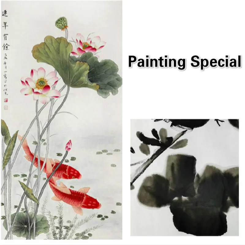 Tanie Drzewo Sandałowe Kora Xuan Papier Dorosły Chiński Krajobraz Malowidło Tuszowe Specjalny Surowy Papier Xuan Zagęścić Papier Ryżowy Tanpi