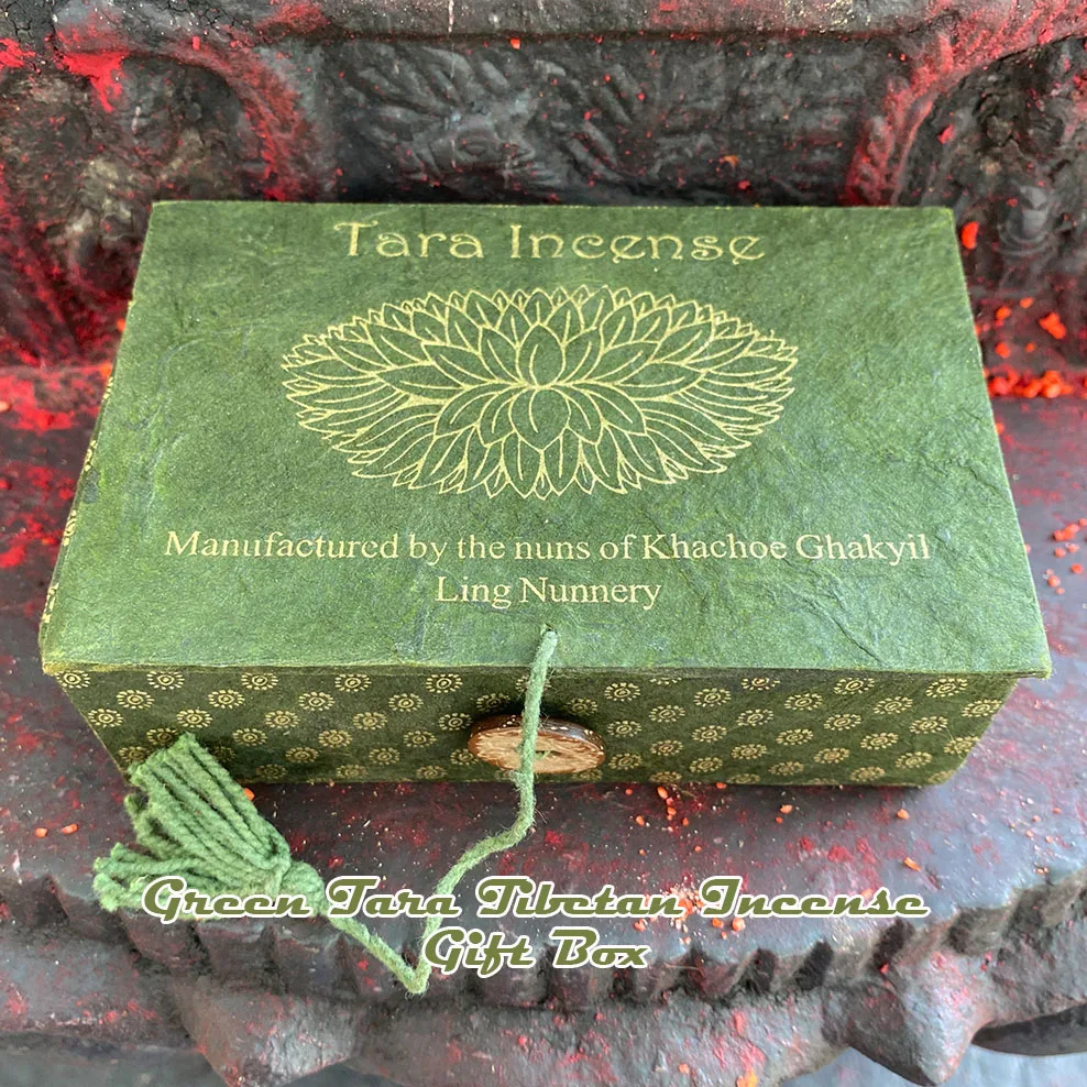 Непальские тибетские лекарственные благовония Green Tara для йоги-медитации