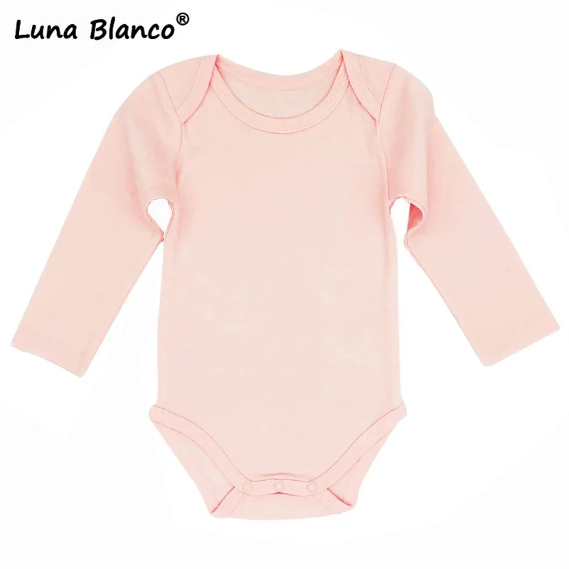 Luna Blanco/милый комбинезон для новорожденных; комбинезон в полоску с милым принтом; одежда для малышей из хлопка с длинными рукавами для мальчиков и девочек - Цвет: A4