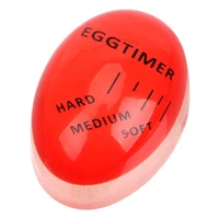 1pcs egg timer kitchen electronics gadgets color changing yummy soft hard boiled eggs cooking eco friendly resin red timer tools
