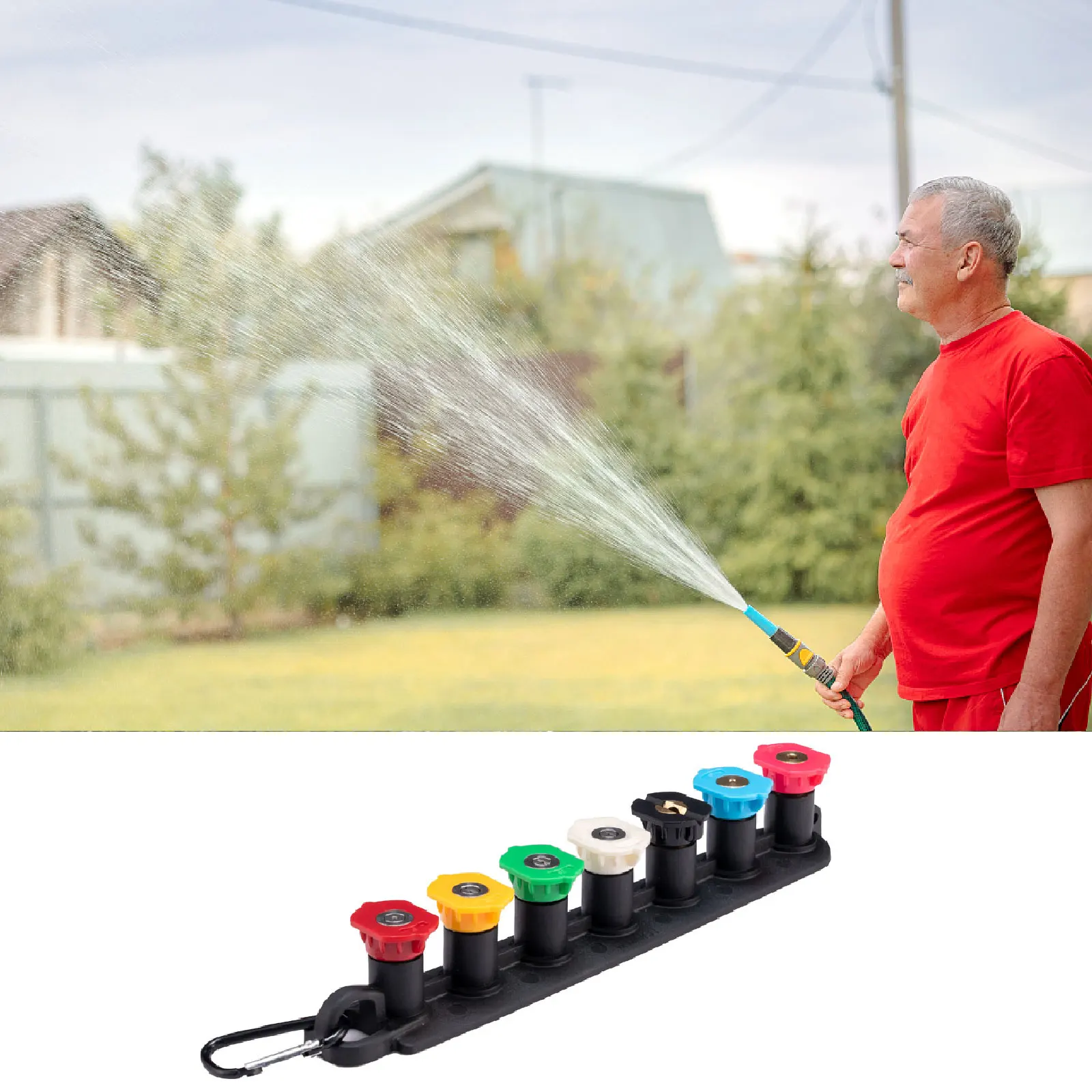 7 шт. набор для мойки высокого давления нержавеющая сталь 4000 фунтов на квадратный