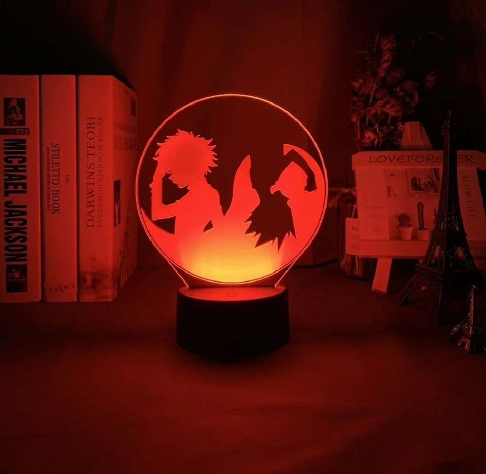 

LED 3d Lamp Light Anime Hunter X Hunter Gon and Killua Hisoka Gadgets Child Dedroom Decor NightLight Gift lights ночник детский