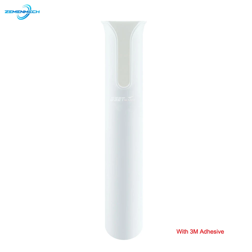 Белый ABS Пластик шток стойки держатель из нержавеющей стали с клейким материалом