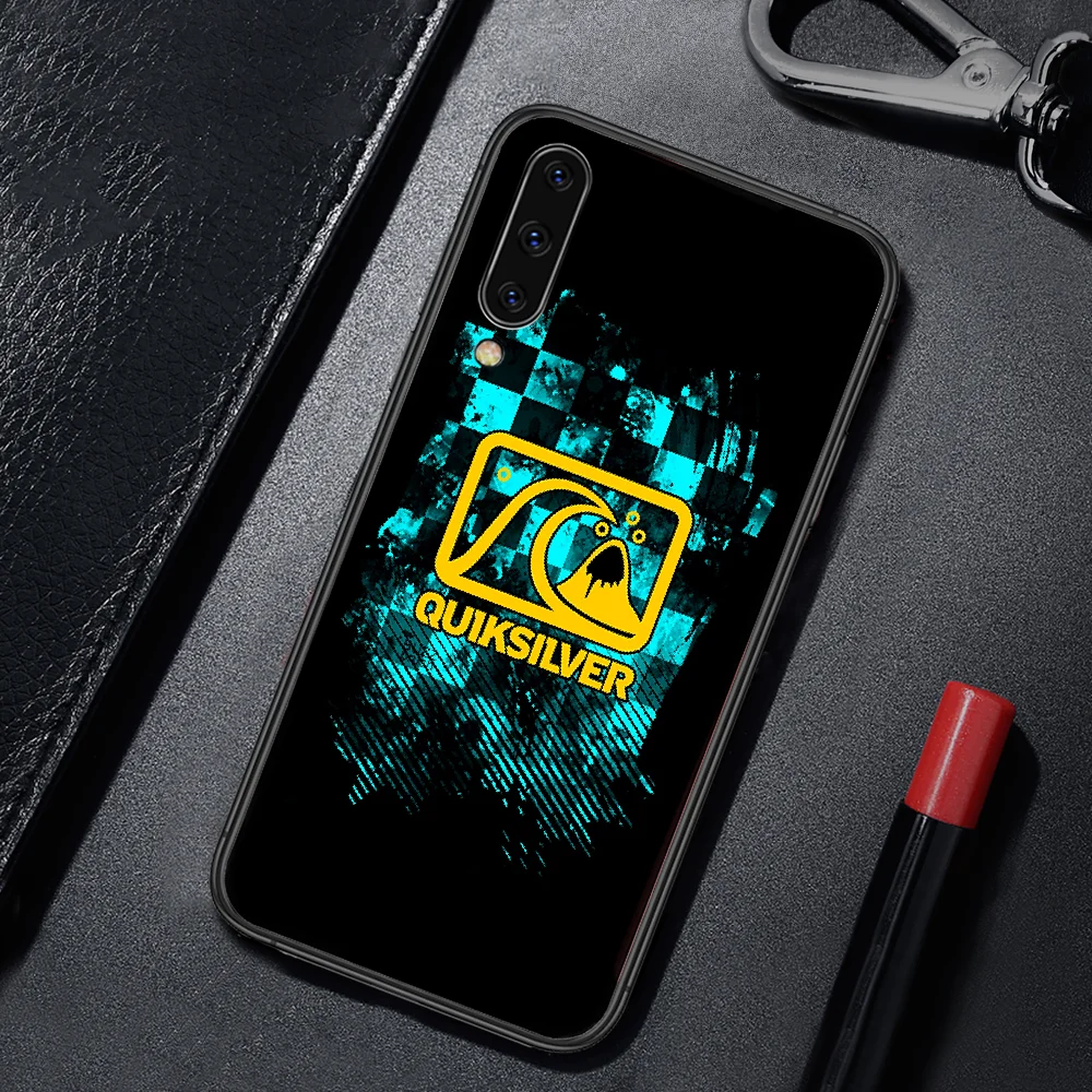 

Surf Skateboard Quiksilver Phone Case For For SamSung Galaxy A M 5 8 10 20 30 31 40 50 51 70 71 80 S E Black black Shell Pretty