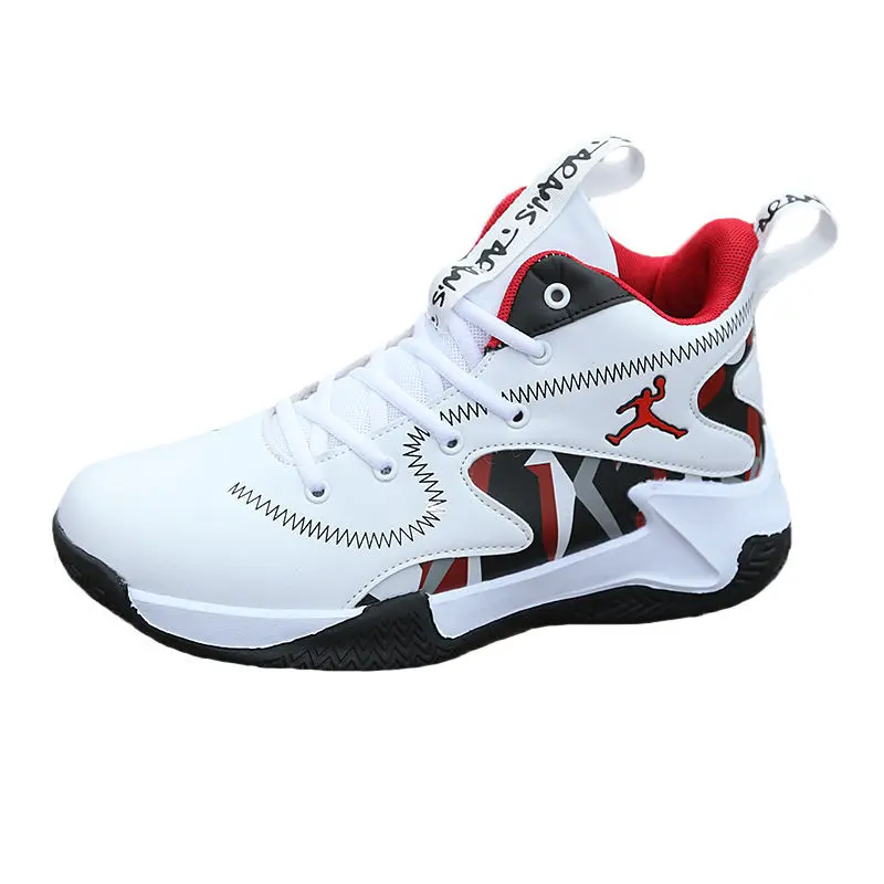 

2022 Basketball Shoes for Men Cushioning Basketball Sneakers Men's High-top Outdoor Sport Sneakers Breathable Athletic Shoes