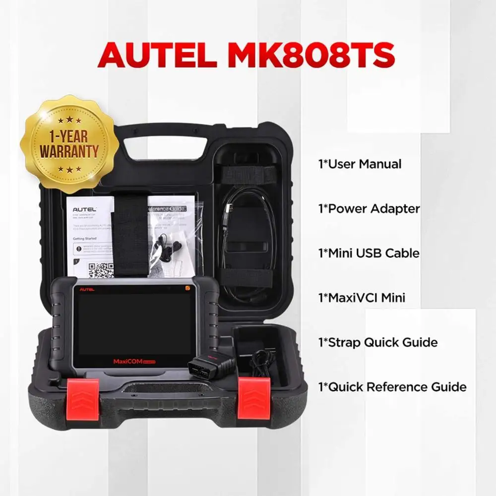 

AUTEL MaxiCOM MK808TS TPMS automotive diagnostic tool TPMS programming tool tire pressure tool obd2 scanner pk mp808ts mk808bt