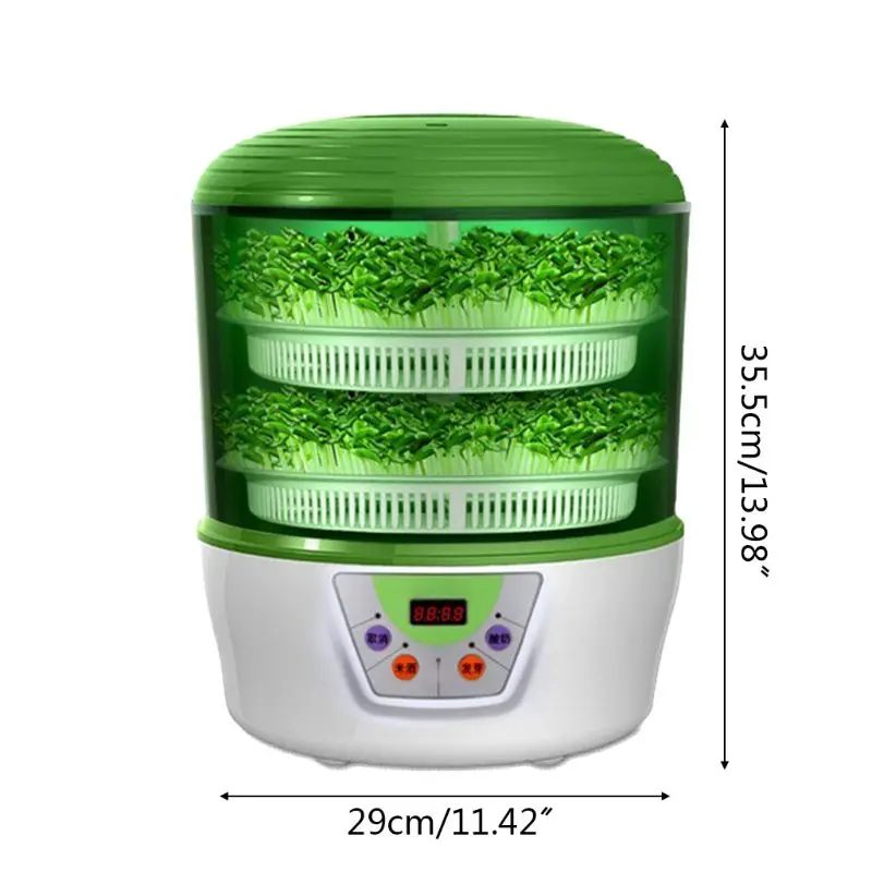 Машина для выращивания фасоли D0AB двухслойный автоматический аппарат зеленых