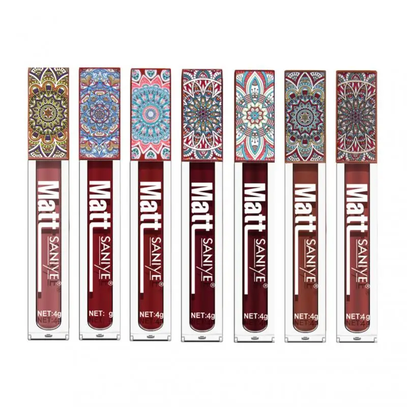 

Lip Mud Matte Velvet Lip Gloss Waterproof And Sweat-proof Natural Makeup Non-stick Cup Liquid Lipstick Makeup TSLM1