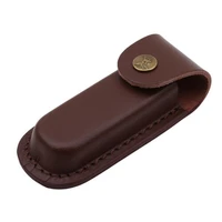 outdoor tool fold knife flashlight holder leather sheath carry belt loop pocket hunt camp case multi holster pouch bag