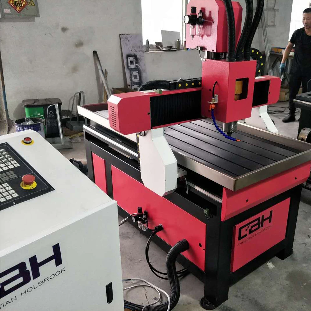 Контроль безопасности Weihong 6 инструментов ATC CNC деревообрабатывающее