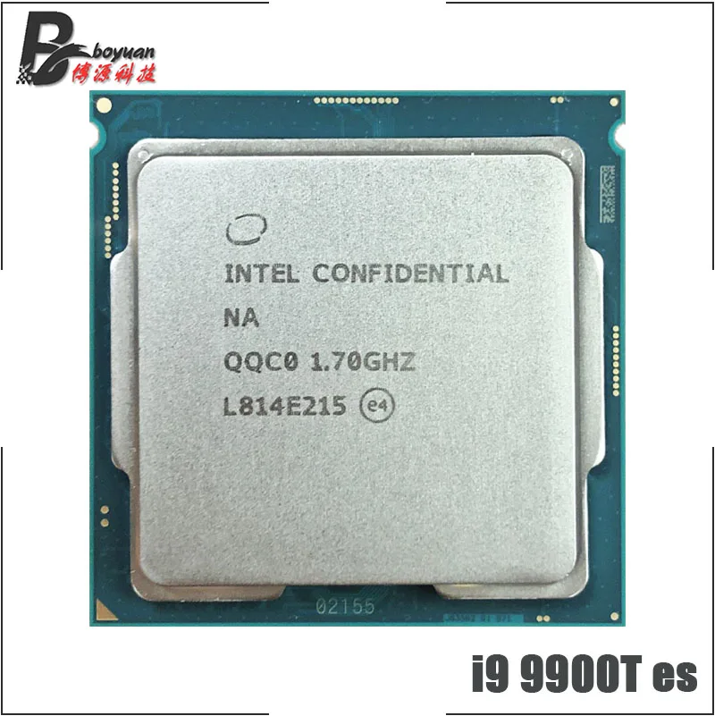 Процессор Intel Core i9 9900T es QQC0 1 7 ГГц Восьмиядерный 16 поточный ЦПУ L2 = 2 Мб L3 35 Вт LGA