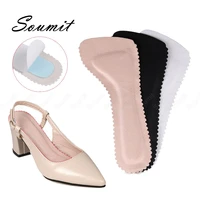 leather insole for woman high heel sandals self adhesive non slip shoes pad absorb sweat soft cushion insert sole foot protector