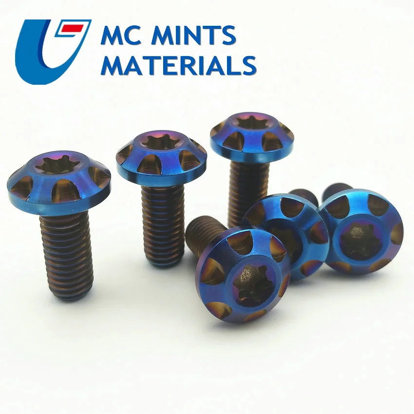 Титановый болт для мотоцикла дисковый тормоз модифицированный M8 x12/20 мм Ti болты