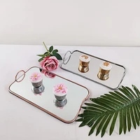 1pcs gold home party display stand wedding decoration wrought iron birthday tray dessert fudge desktop afternoon tea cake stand