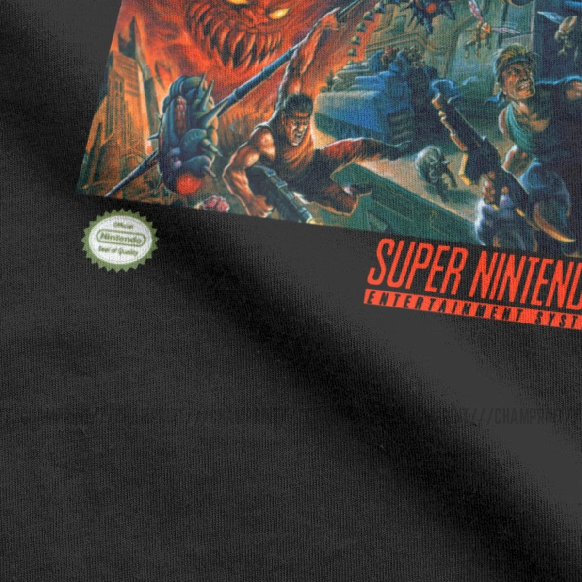 Men Contra III - Alien Wars T Shirts NES Retro Video Game Cotton Tops Funny Short Sleeve Crew Neck Tee Shirt 4XL 5XL 6XL T-Shirt | Мужская