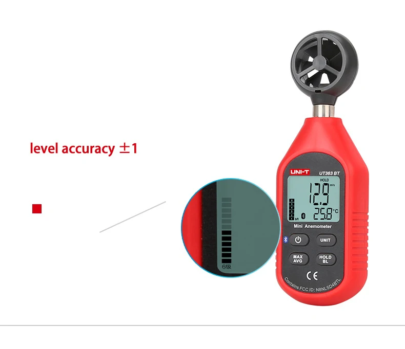 UNI-T UT363BT Мини цифровой Bluetooth Анемометр Ручной цифровой измеритель скорости ветра термометр измеритель ветра обновлен от UT363 | Инструменты | АлиЭкспресс