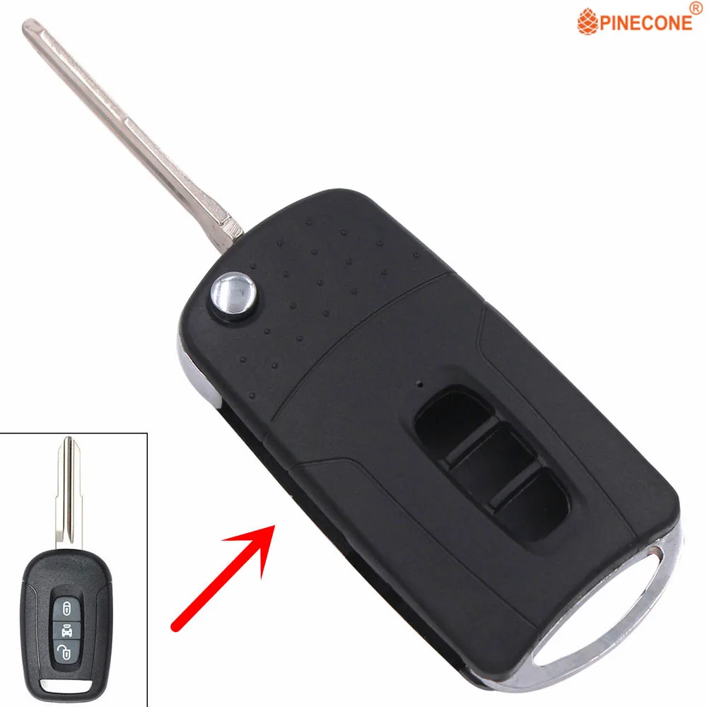 PINECONE для Chevrolet Captiva 3 кнопки модифицированный откидной Складной автомобильный