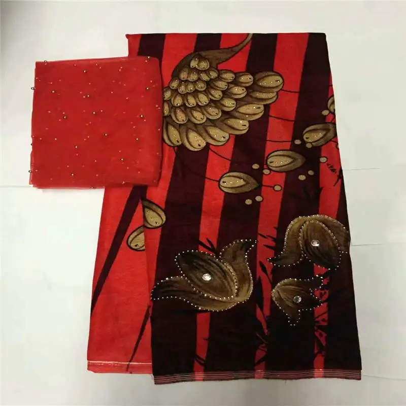 

Мягкая бархатная ткань с кружевом 2019 мода высокого качества 5 + 2 ярдов Африканское бархатное кружево ткань для вечернего платья! LXF8232