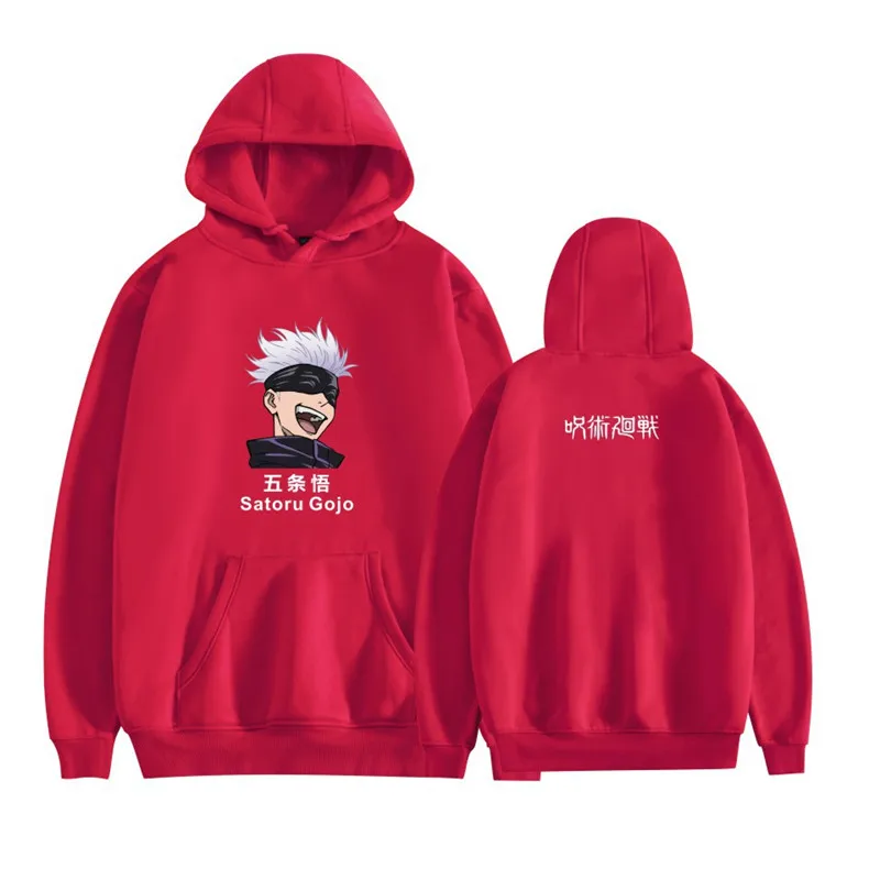 

Jujutsu Kaisen Hoodies Women Funny Cartoon Streetwear Casual Fleece Hoodie Unisex Couple Cool Anime Sweatshirt Harajuku Hoody