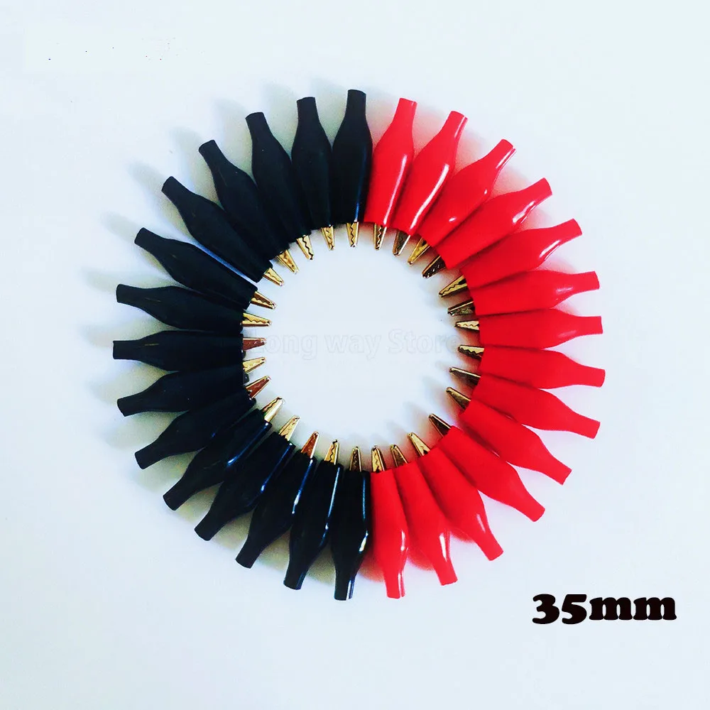 Металлический зажим типа крокодил G98 20 шт./лот 35 мм Электрический для