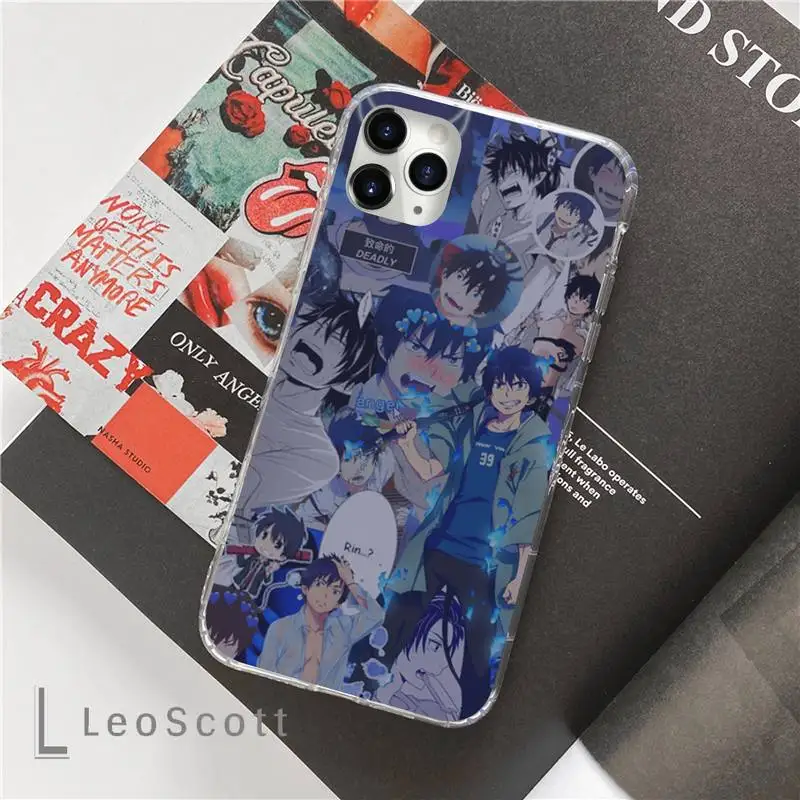

Blue Exorcist Phone Case For iphone 12 5 5s 5c se 6 6s 7 8 plus x xs xr 11 pro max mini