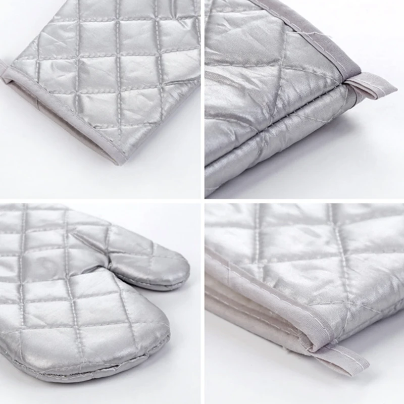 

1 Pair of Microwave Oven Heat Insulation and Anti-Scalding Gloves Thickened High Temperature Baking Gloves