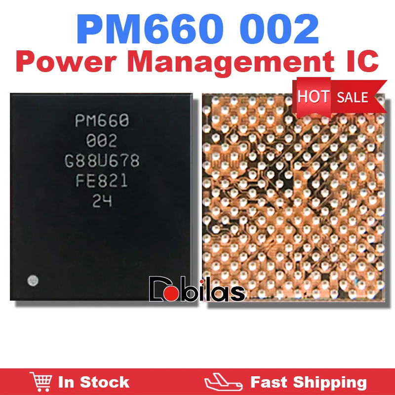 

5Pcs/Lot PM660 002 Power IC BGA Power Management Supply Chip Replacement Parts Mobile Phone Integrated Circuits Chipset