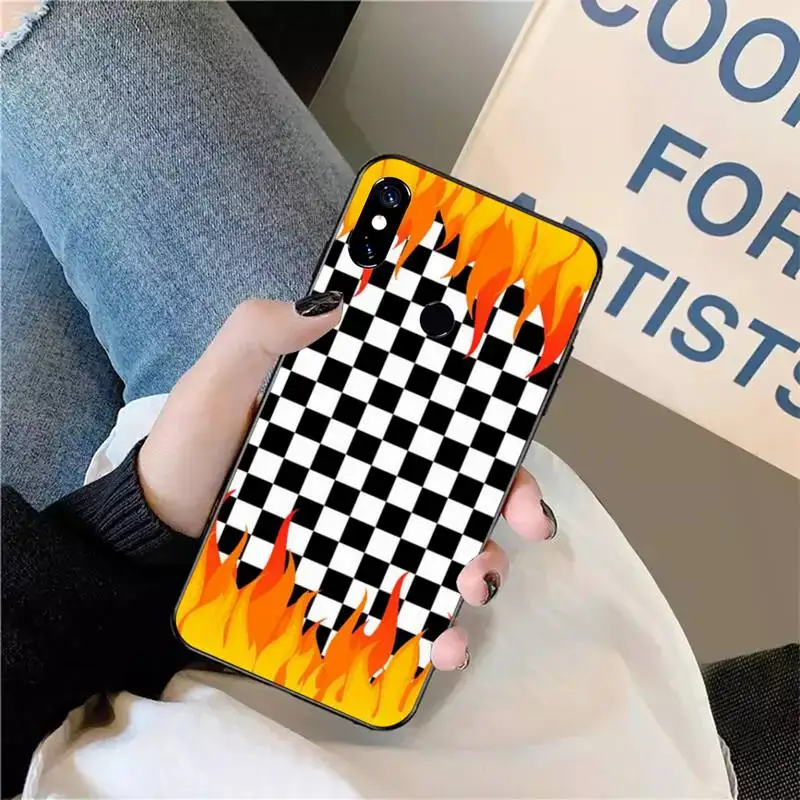 

Colorful flame fashion art Phone Case For Xiaomi Redmi note 7 8 9 t max3 s 10 pro lite funda shell coque cover
